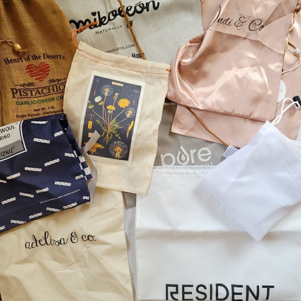 Dustbag bundle Adelisa & Co Mikoleon Indie Pure New Mexico pistachio sack